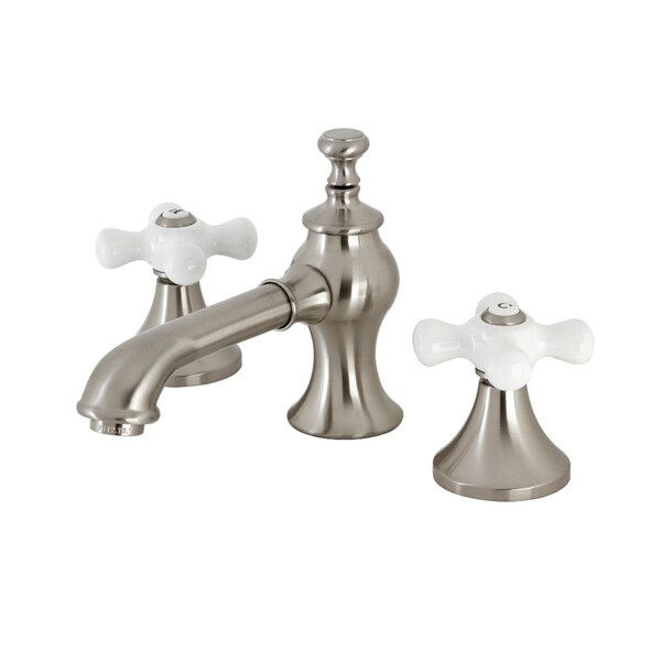 KC7068PX Vintage 8" Widespread Bathroom Faucet, Brushed Nickel